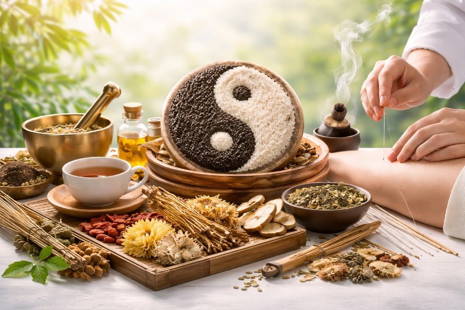 Traditional Chinese medicine practices restoring balance and natural health