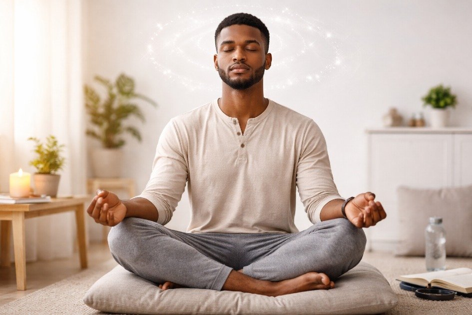 Focused person practicing mindfulness to boost mental strength and clarity.