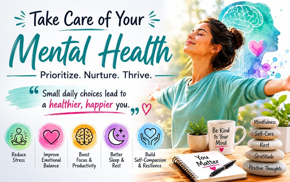 Prioritizing daily mental health care for emotional balance and wellbeing