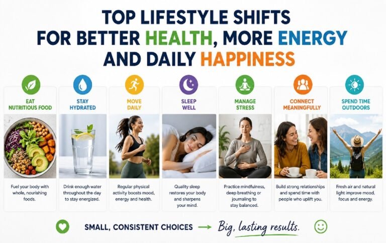 Lifestyle habits that boost health, energy, and daily happiness