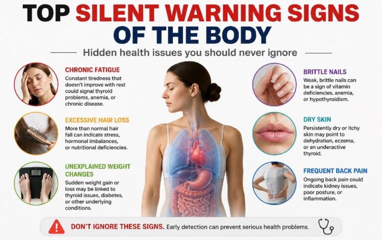 Silent warning signs of the body indicating hidden health issues you should never ignore