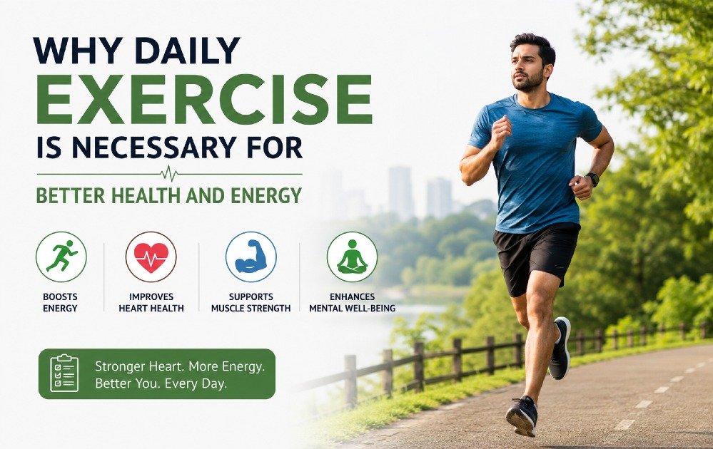 Person exercising outdoors to boost energy, improve heart health, and support daily fitness and overall well-being.