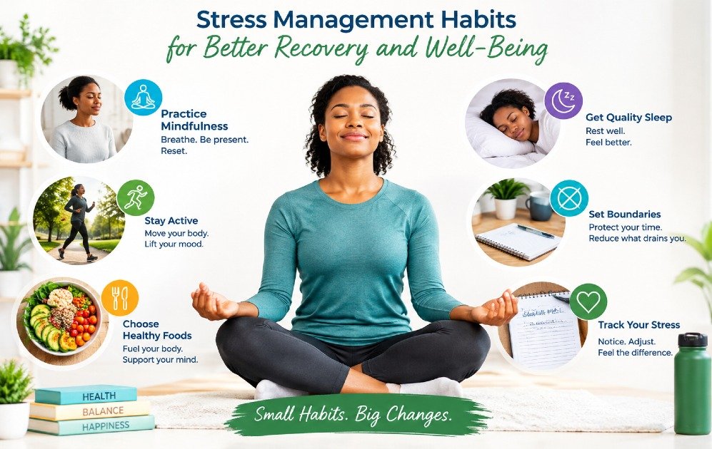 Stress management habits for better recovery and well-being