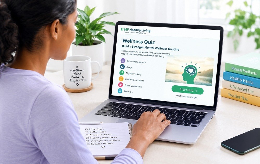 Wellness quiz focused on building a stronger mental wellness routine