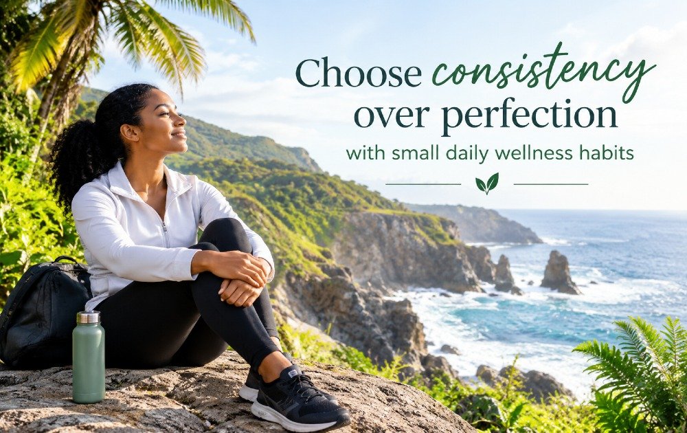 Choose consistency over perfection with small daily wellness habits