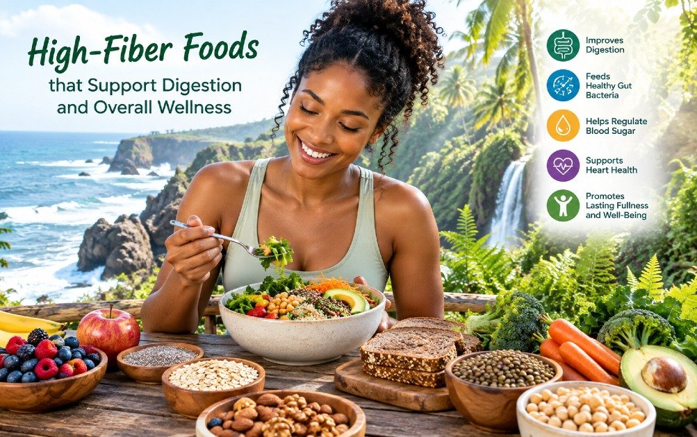 High-fiber foods that support digestion and overall wellness
