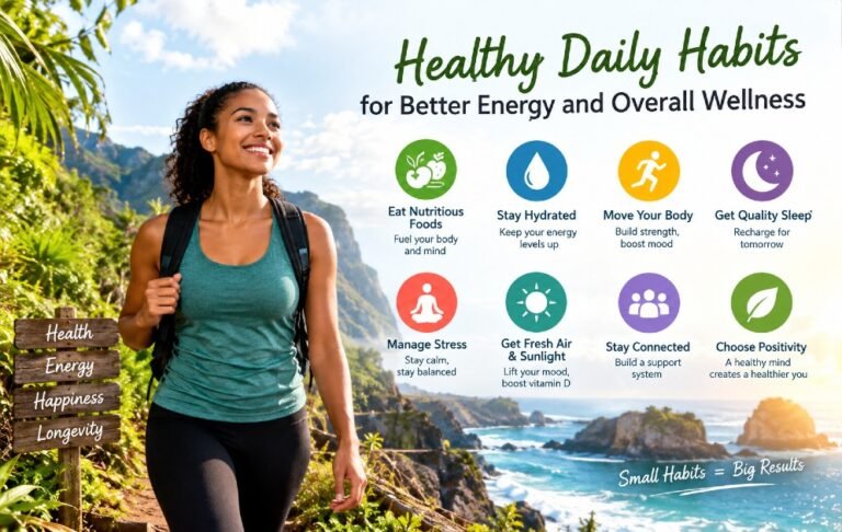 Healthy daily habits for better energy and overall wellness