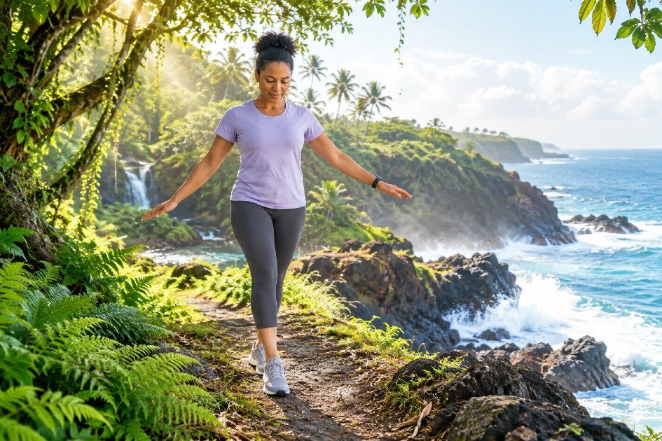 Heel-to-toe walking technique for better balance and stability