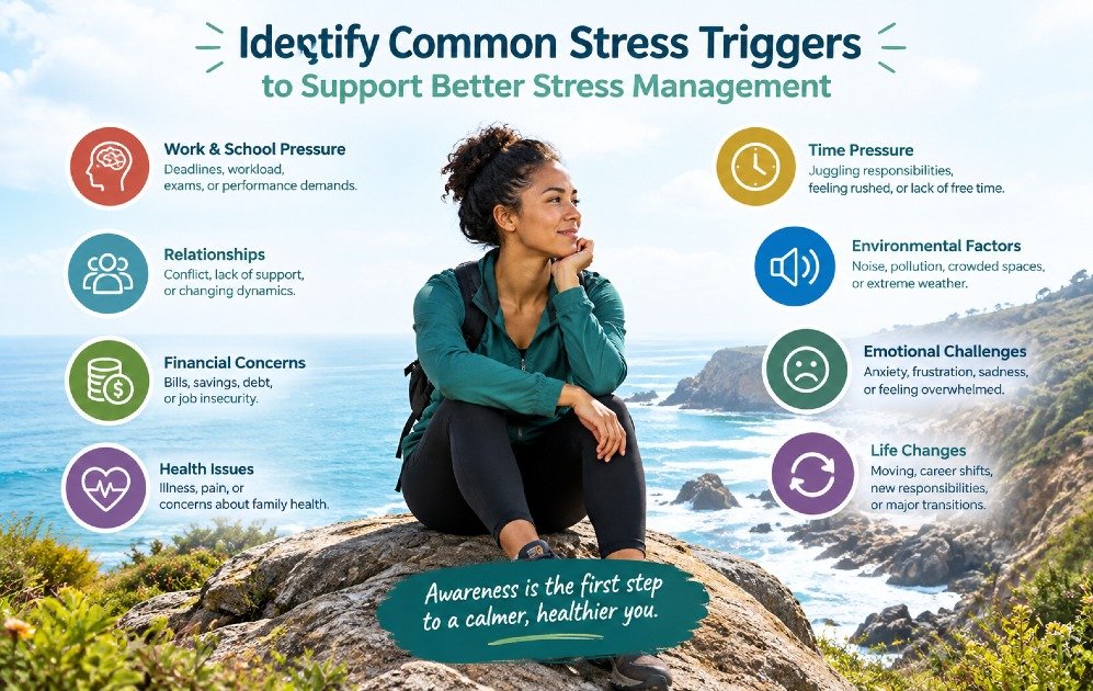 Identify common stress triggers to support better stress management