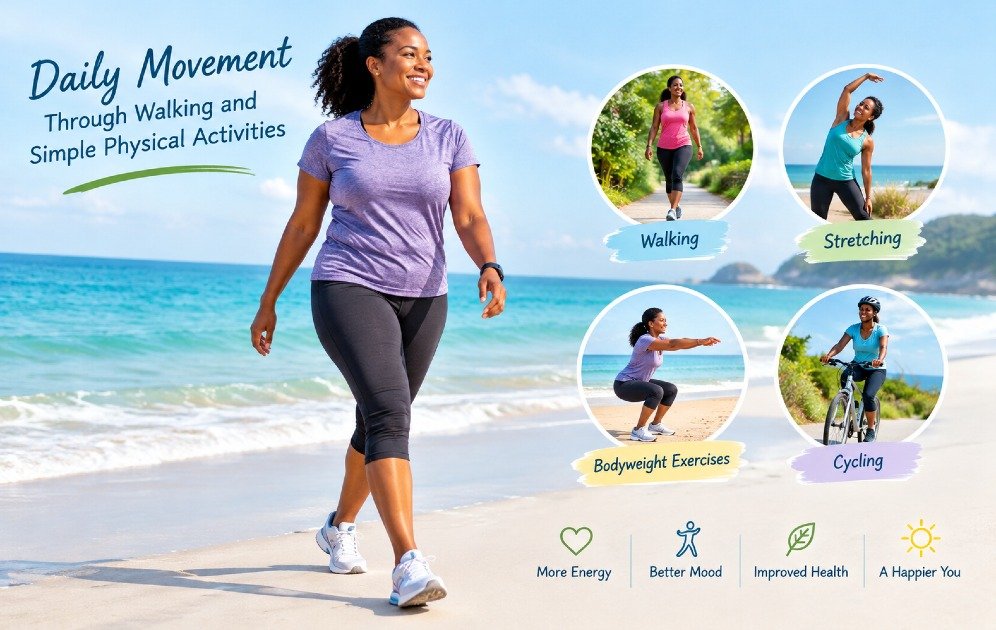 Daily movement through walking and simple physical activities