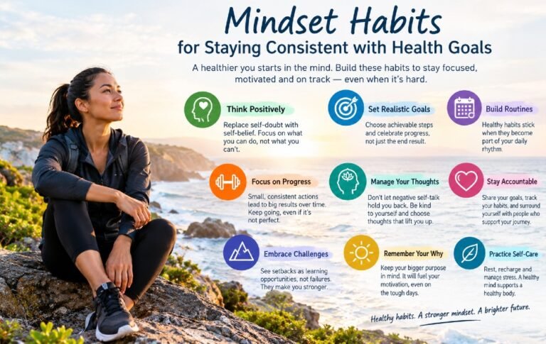 Mindset habits for staying consistent with health goals