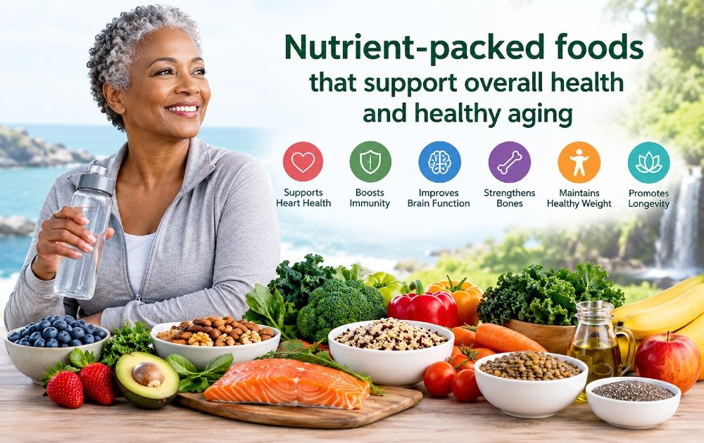 Nutrient-packed foods that support overall health and healthy aging