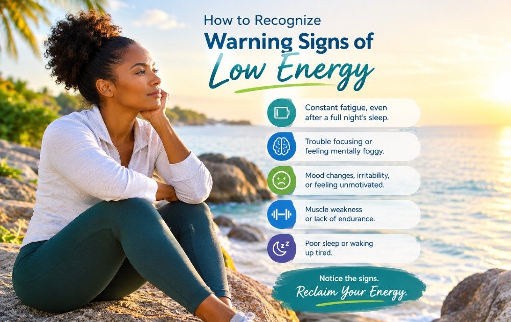 Recognize warning signs of low energy and restore daily vitality.