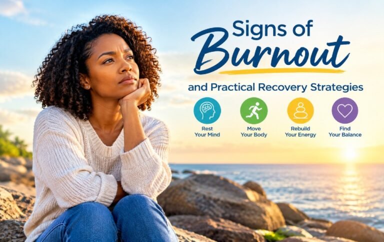 Signs of burnout and practical ways to restore energy and well-being