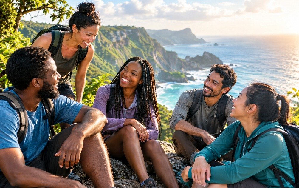People building meaningful relationships through social connection and community support.